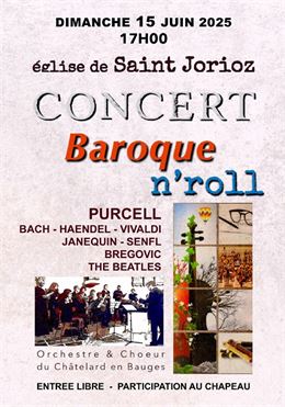 Concert  : Baroque n'roll_Saint-Jorioz - Orchestre et Chœur du Châtelard en Bauges