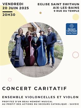 Affiche concert - Secours Catholique