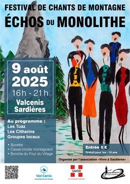 Affiche 2025 - Association Vivre à Sardières