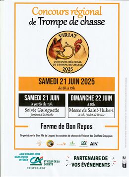 Affiche concours régional Trompe de Chasse_Viriat - ©DR