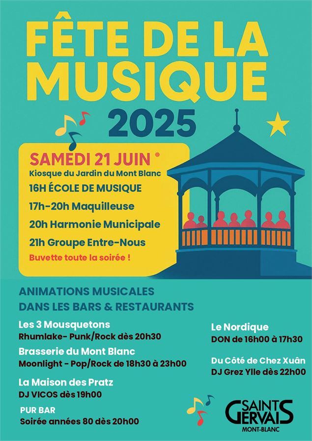 Fête de la Musique_Saint-Gervais-les-Bains