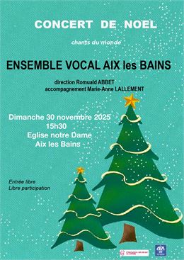 CONCERT DE NOEL - ENSEMBLE VOCAL AIX LES BAINS_Aix-les-Bains