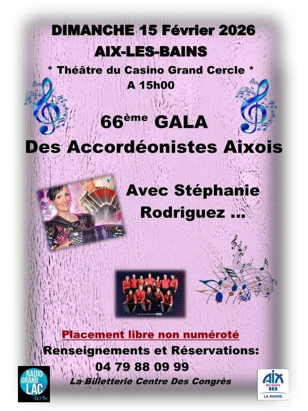 66 EME GALA DES ACCORDEONISTES AIXOIS_Aix-les-Bains