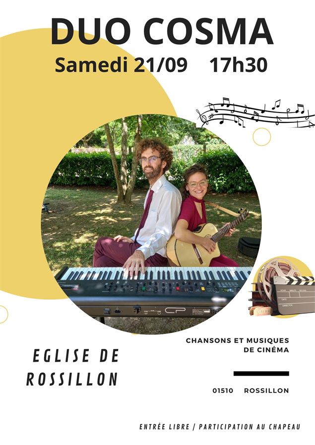 Concert du Duo Cosma - Eglise de Rossillon - FC