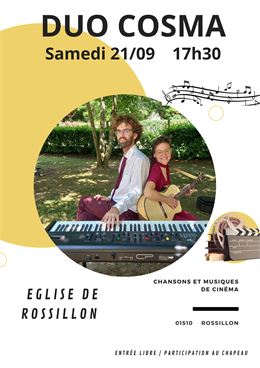 Concert du Duo Cosma - Eglise de Rossillon - FC