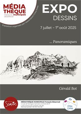 affiche expo août 2025 - Mairie de Samoëns
