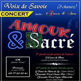 Affiche concert - La voix de Savoie