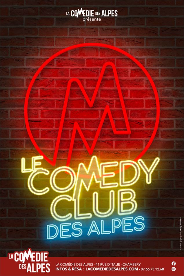 Comédie : Le Comedy Club des Alpes_Chambéry - La Comédie des Alpes