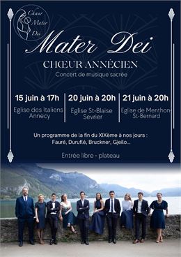 Concert de musique sacrée par Mater Dei_Annecy - Concert de musique sacrée par Mater Dei_Annecy