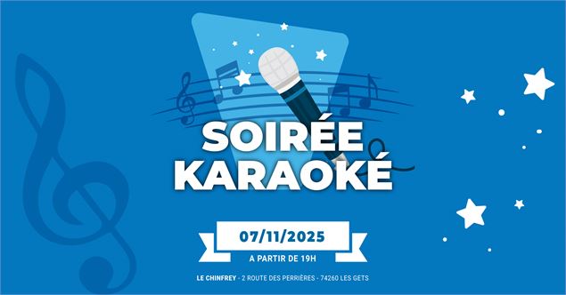 Karaoké au Chinfrey_Les Gets - Le Chinfrey