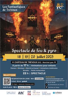 Les Fantastiques de Trévoux : Spectacle de feu & pyro_Trévoux