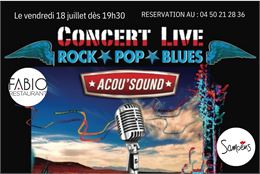 Concert Acou'sound au Fabio Restaurant - Fabio Restaurant