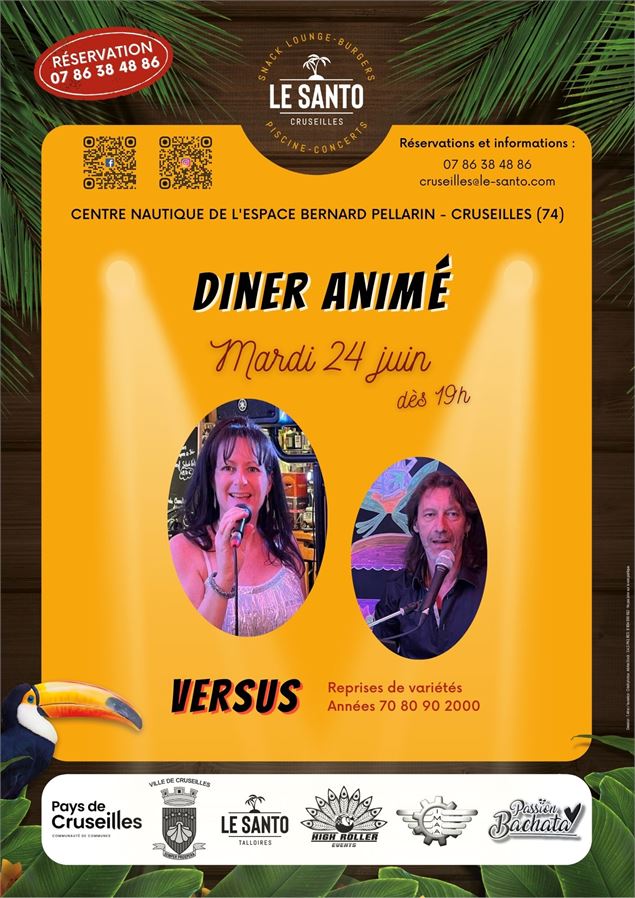 Dîner Animé - LE SANTO - Cruseilles