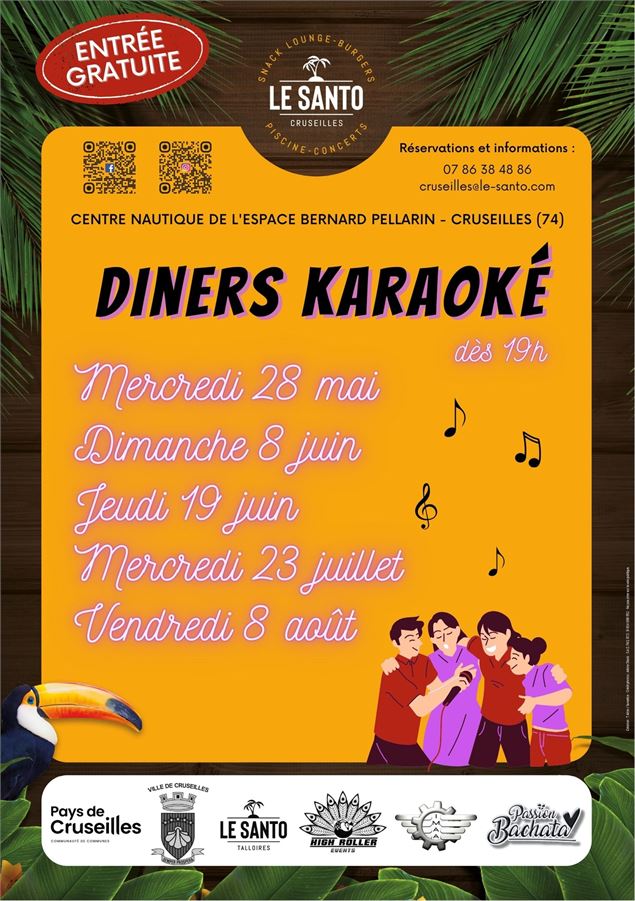 Dîner Karaoké - LE SANTO - Cruseilles