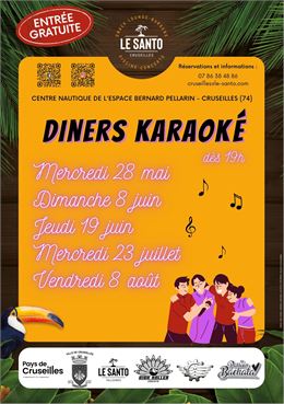 Dîner Karaoké - LE SANTO - Cruseilles