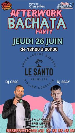 Afterwork Bachata - LE SANTO - Cruseilles