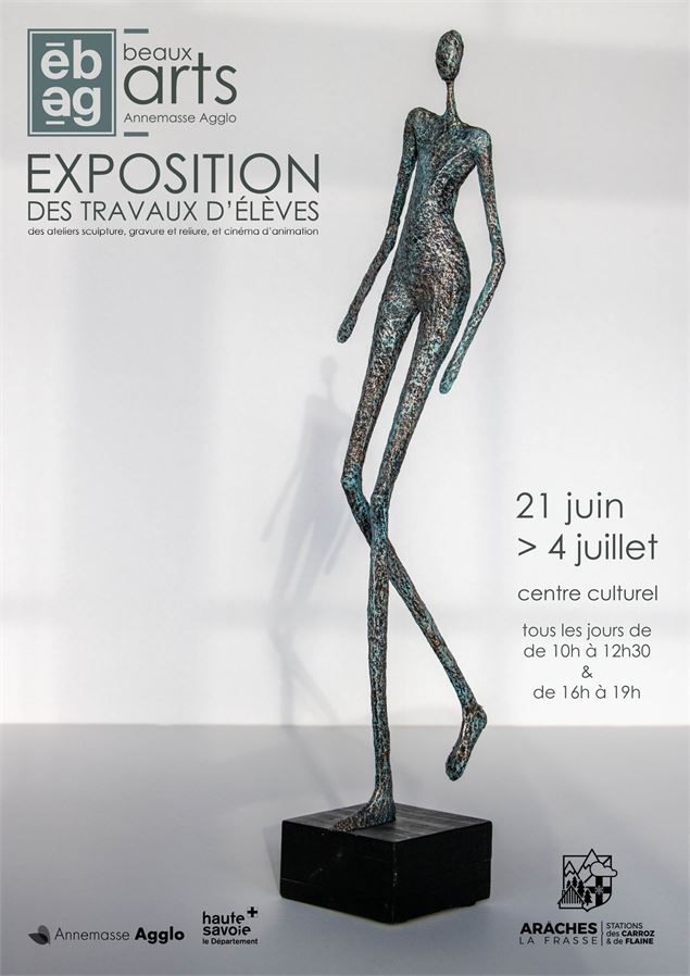 Expo des élèves de L'EBAG, Ecole des Beaux Arts du Genevois_Les Carroz-d'Arâches