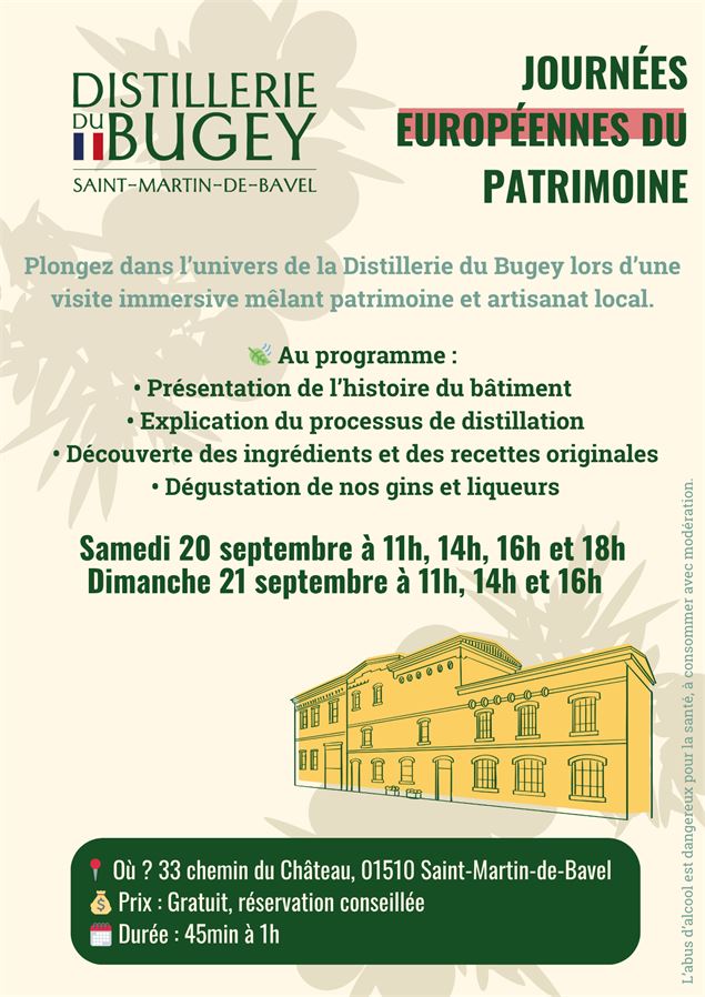 Visite guidée de la Distillerie du Bugey - Distellerie du Bugey