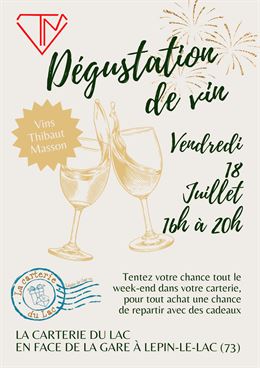 Dégustation de vin Thibaut Masson - Sandrine URRUTY