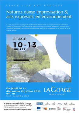 Stage Life Art Process® “Nature.s” Danse improvisation & arts expressifs, en environnement avec le C