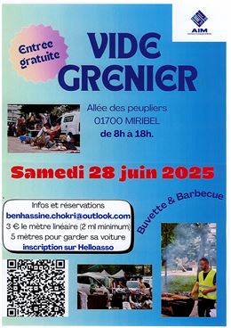 Vide grenier - Association Interculturelle de Miribel