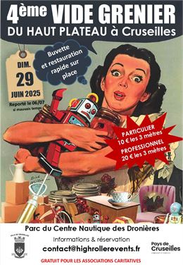 4ème Vide-Grenier du Haut Plateau - HIGH ROLLER EVENTS