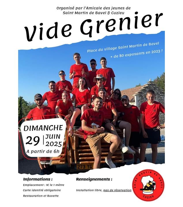 Vide grenier_Saint-Martin-de-Bavel - Amicale des Jeunes