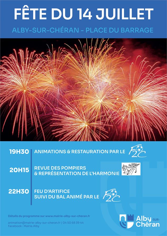 Fête du 14 Juillet - Mairie d'Alby-sur-Chéran