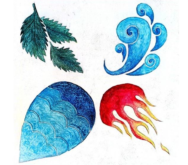 peintures 4 éléments - Creartissim
