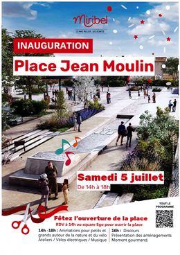 Inauguration de la Place Jean Moulin - Municipalité de Miribel
