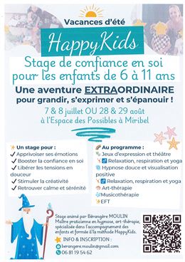 Stage Happykids - Espace des Possibles Bérangère MOULIN