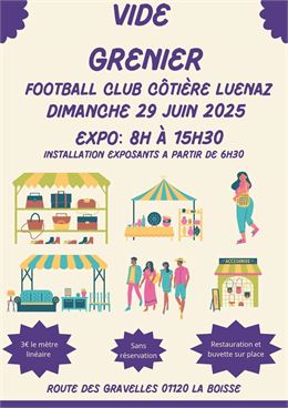 Vide-grenier_La Boisse - FCC Luenaz