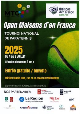 Open National Paratennis - Miribel Tennis Club