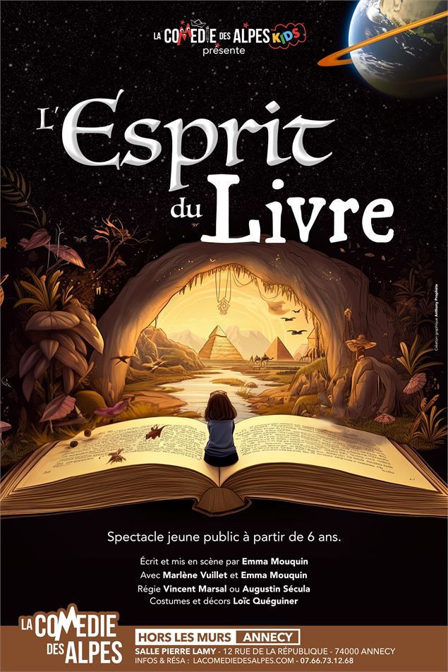 Spectacle jeune public : L'esprit du livre_Annecy - La Comédie des Alpes