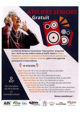 Ateliers Séniors - CCAS et "Haut-Parleur"