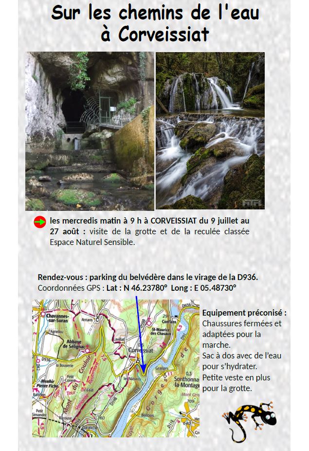 MATIN Grotte et reculée de Corveissiat - Michel Geoffray