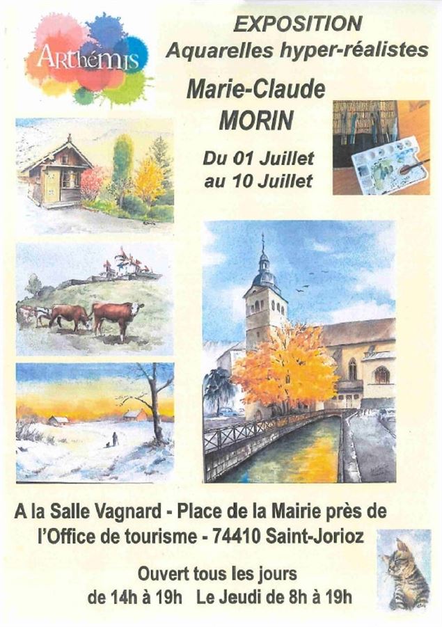 Exposition : Aquarelles_Saint-Jorioz - Arthémis