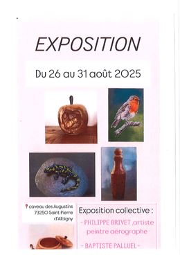 Expositions au Caveau des Augustins - peinture et sculpture_Saint-Pierre-d'Albigny
