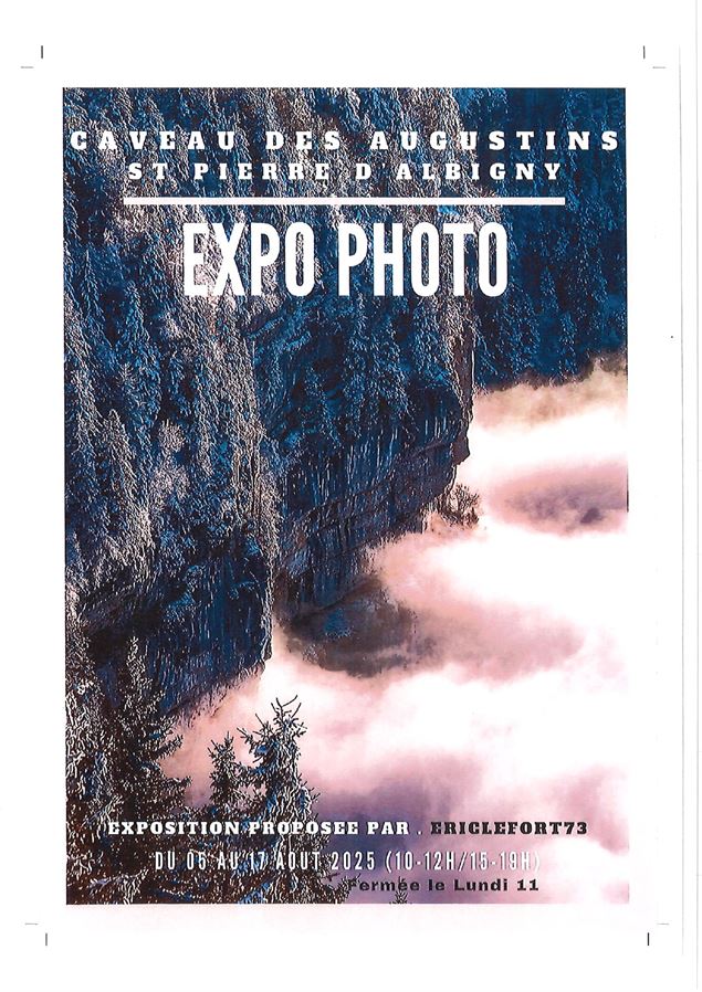 Expositions au caveau des Augustins - photos et peinture_Saint-Pierre-d'Albigny