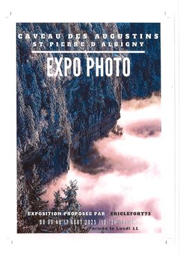 Expositions au caveau des Augustins - photos et peinture_Saint-Pierre-d'Albigny