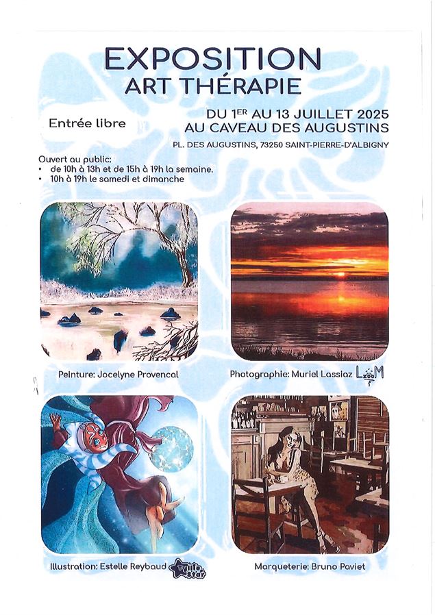 Expositions au caveau des Augustins_Saint-Pierre-d'Albigny