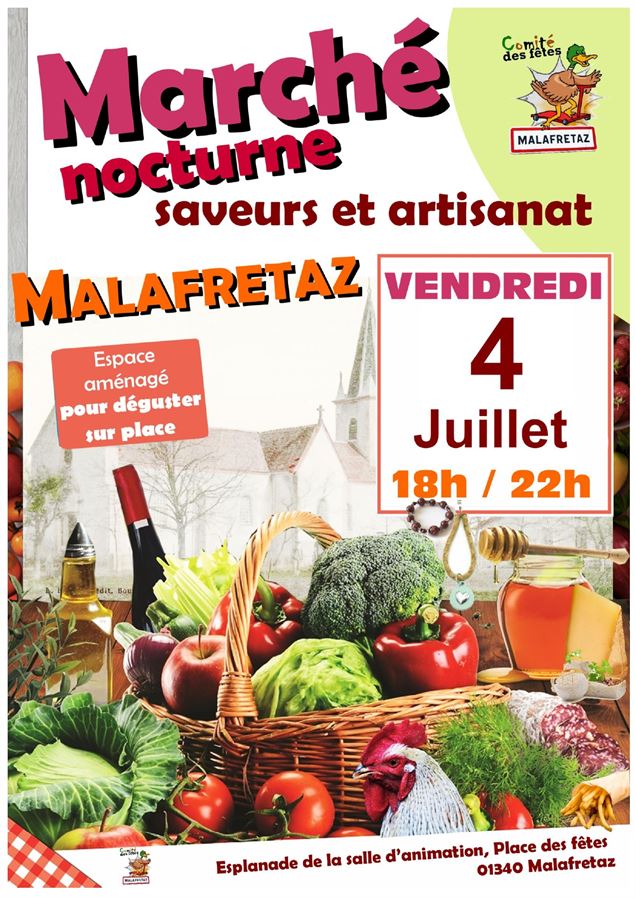 Marché Nocturne MALAFRETAZ - par nos soins