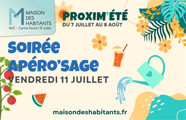 Apéro'sage au jardin de Thairy - Maison des Habitants