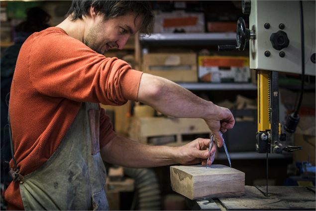 Visite de l'atelier Peter Pan Bois - Entremont le Vieux - Pierre Scanavino