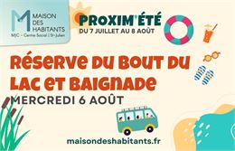 Sortie à la réserve du Bout du Lac d'Annecy et baignade - Maison des Habitants