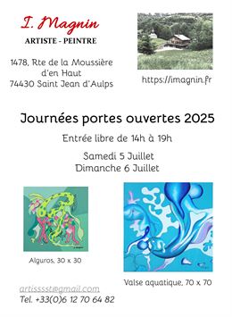 Affiche porte ouverte I.Magnin SJA - Isabelle Magnin