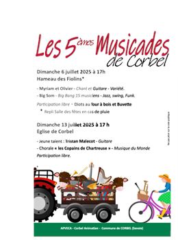 Les 5èmes Musicades de Corbel - Mini Festival_Corbel