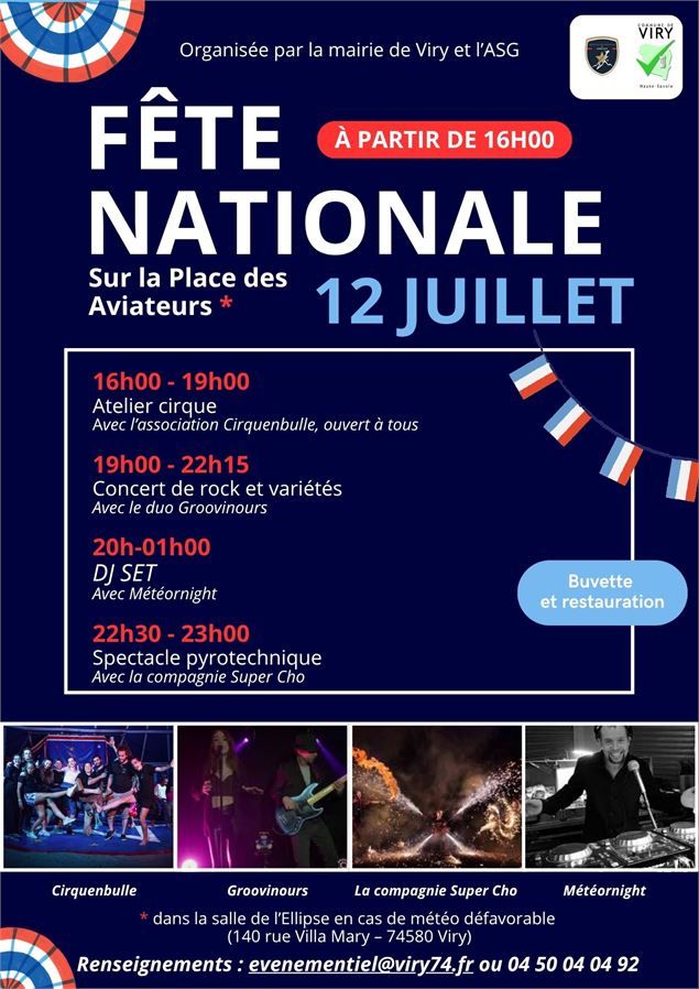 Fête nationale - Mairie de Viry