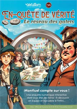 Explor Games® En-quête de vérité, le réseau des galets_Montluel - OT le Costellan