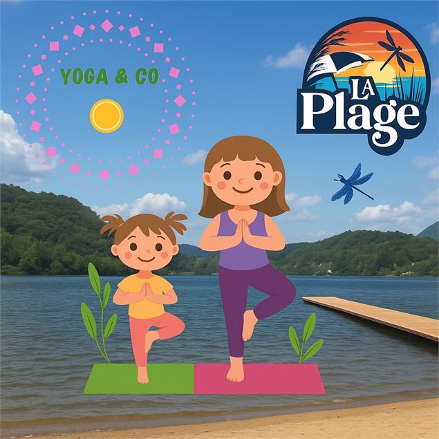 Yoga et brunch au restaurant la Plage à Pollieu - © Sylvie Trabbia